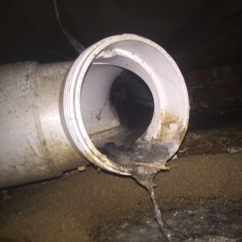 blocked drain under house carrum downs
